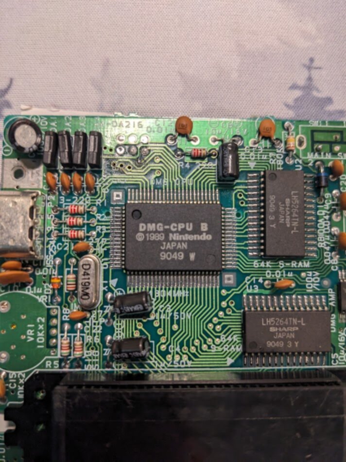 gameboy dmg main pcb